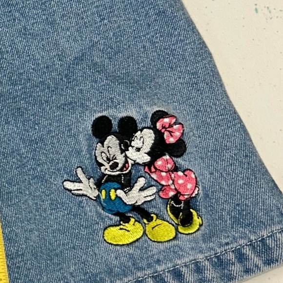 Vintage Mickey & Minnie Mouse Denim Shorts Size 5 Jerry Leigh 100% Cotton. - Picture 7 of 11